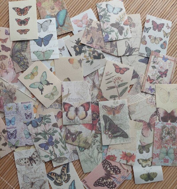 PAPIERTJES | vlinders 50 stuks