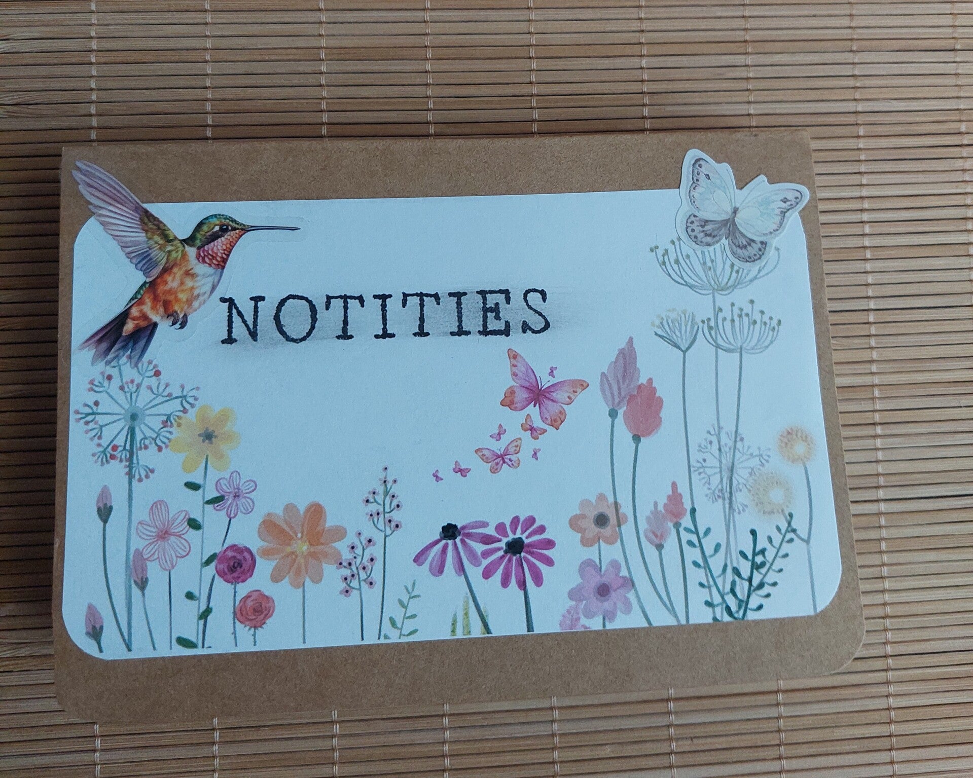 Notitieblok bloemen