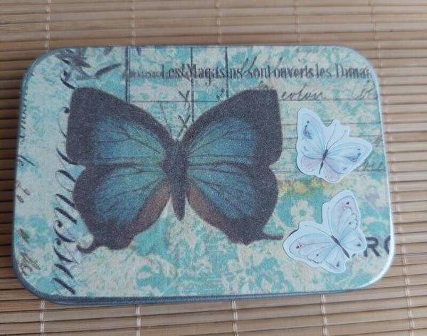 Stickers in blikje | vlinders