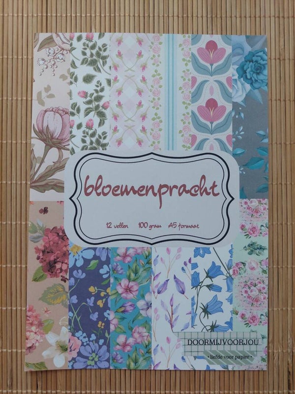 Papiervellen bloemenpracht