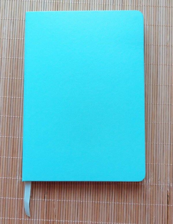 Notebook dotted blauw