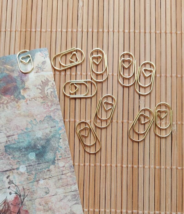 Paperclips hart 10 stuks