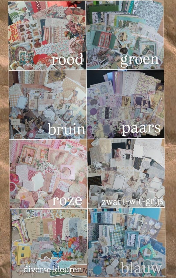 VOORDEEL | 8 kleuren papierpakketten