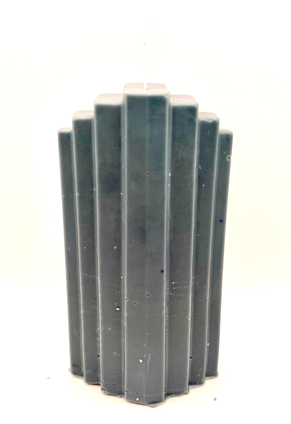 Velours Noir - Anthracite - Tour Art Déco