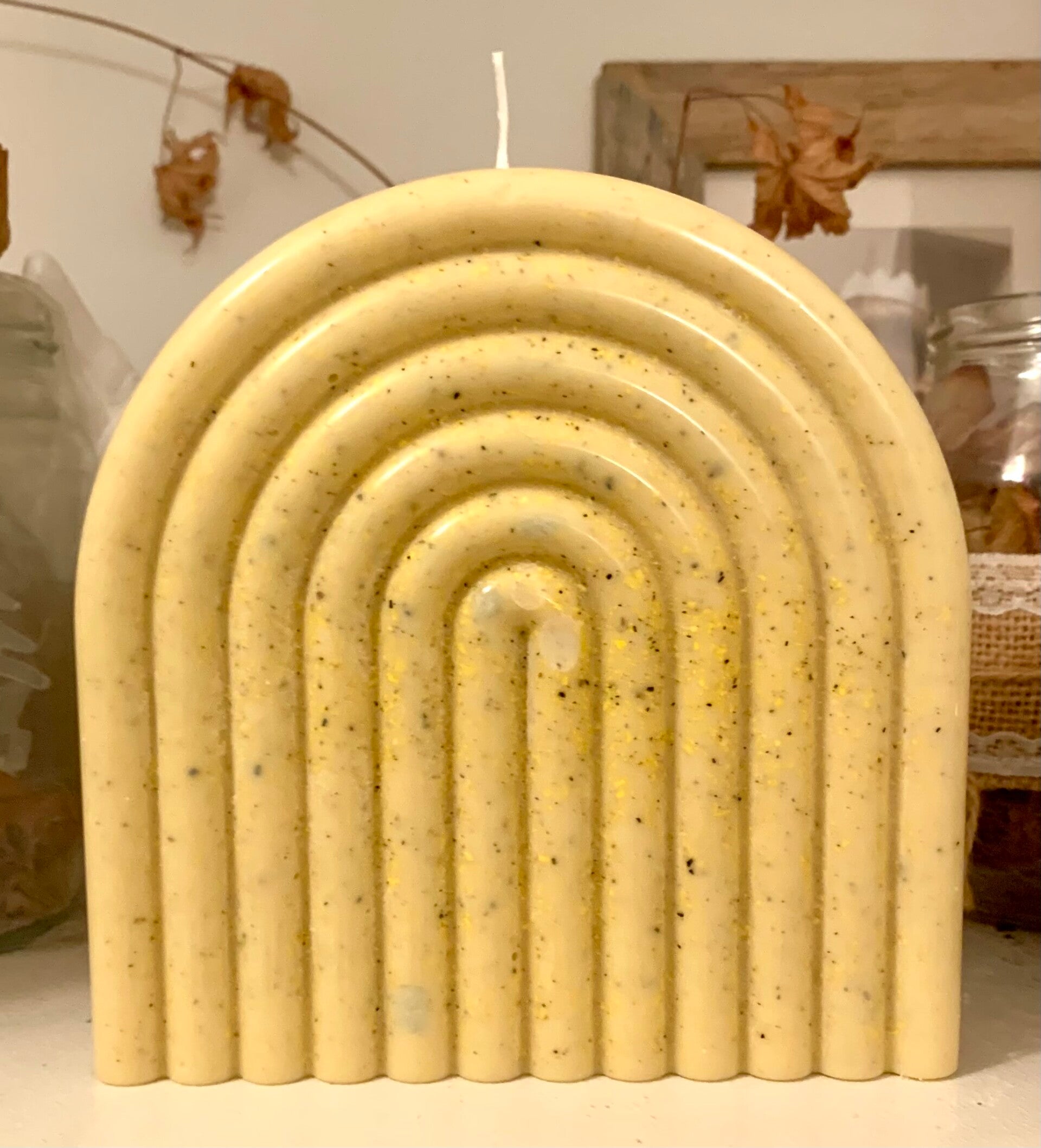 Présence du soir - Jaune Miel tacheté - Arc-En-Ciel L