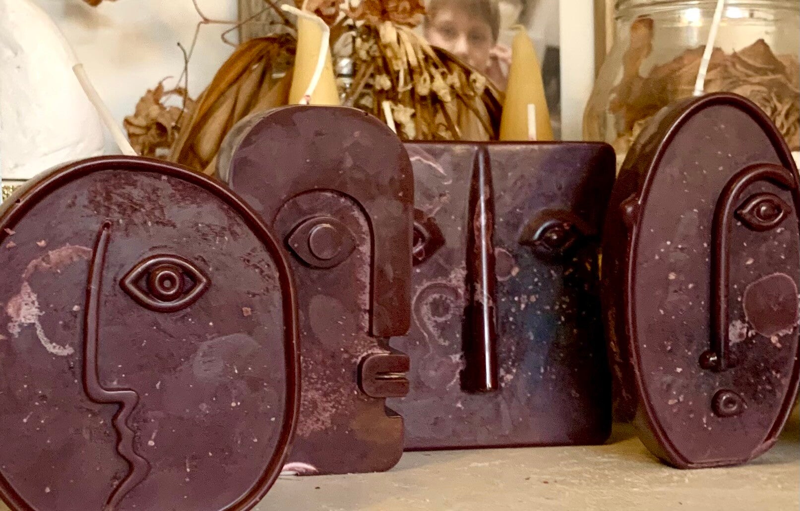 Fleur Noire - Prune - Visages