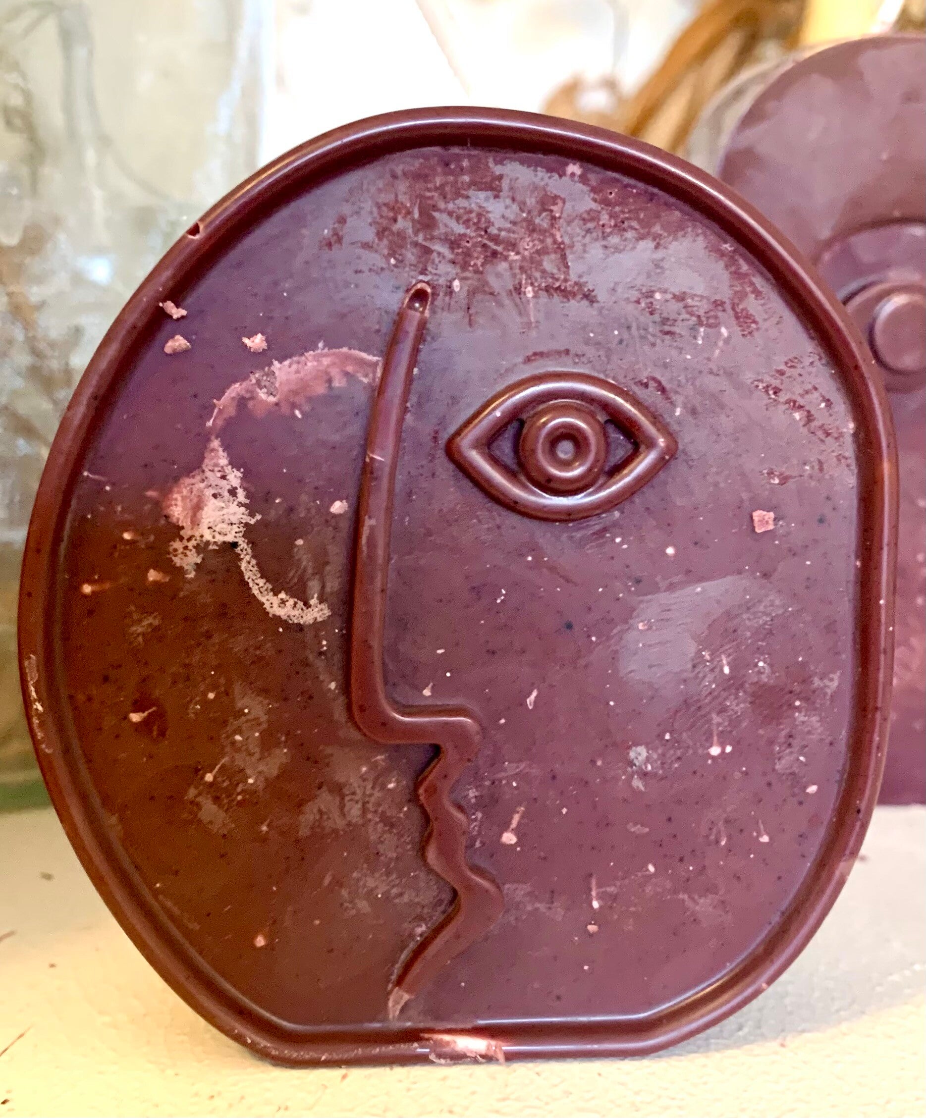 Fleur Noire - Prune - Visage rond