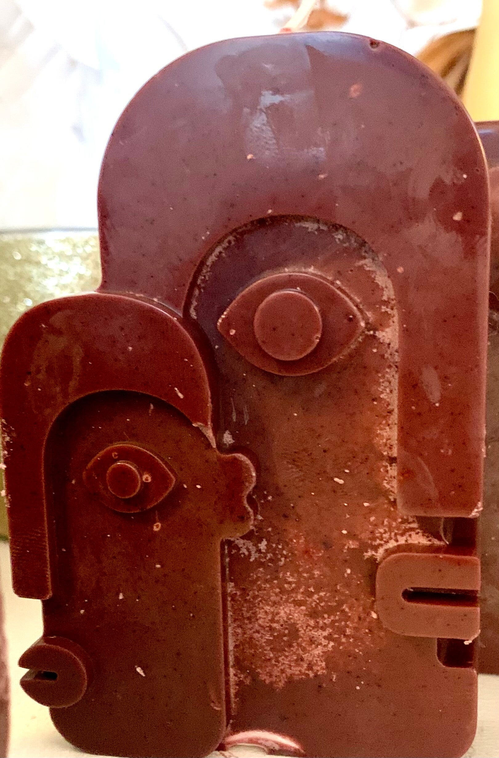 Fleur Noire - Prune - Visage double