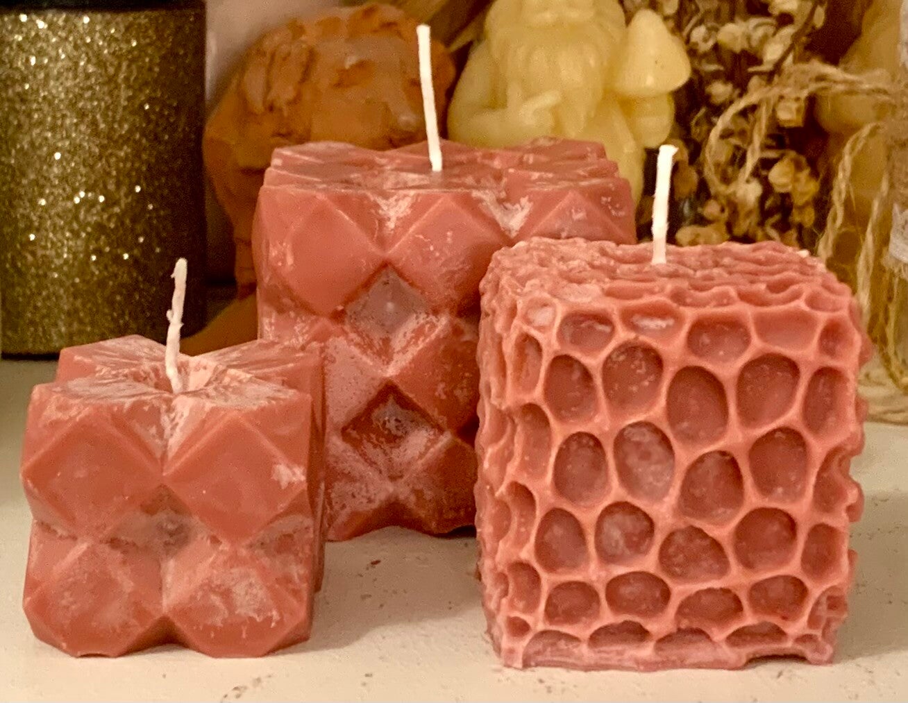 La passion du Chocolat - Rose poudré - Ensemble au Carrés