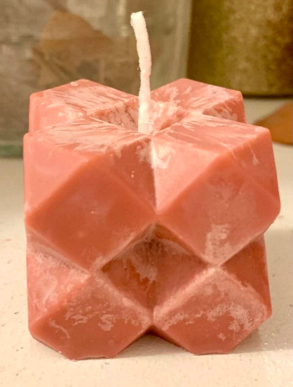 La passion du Chocolat - Rose poudré - Carré Géométrique (small)