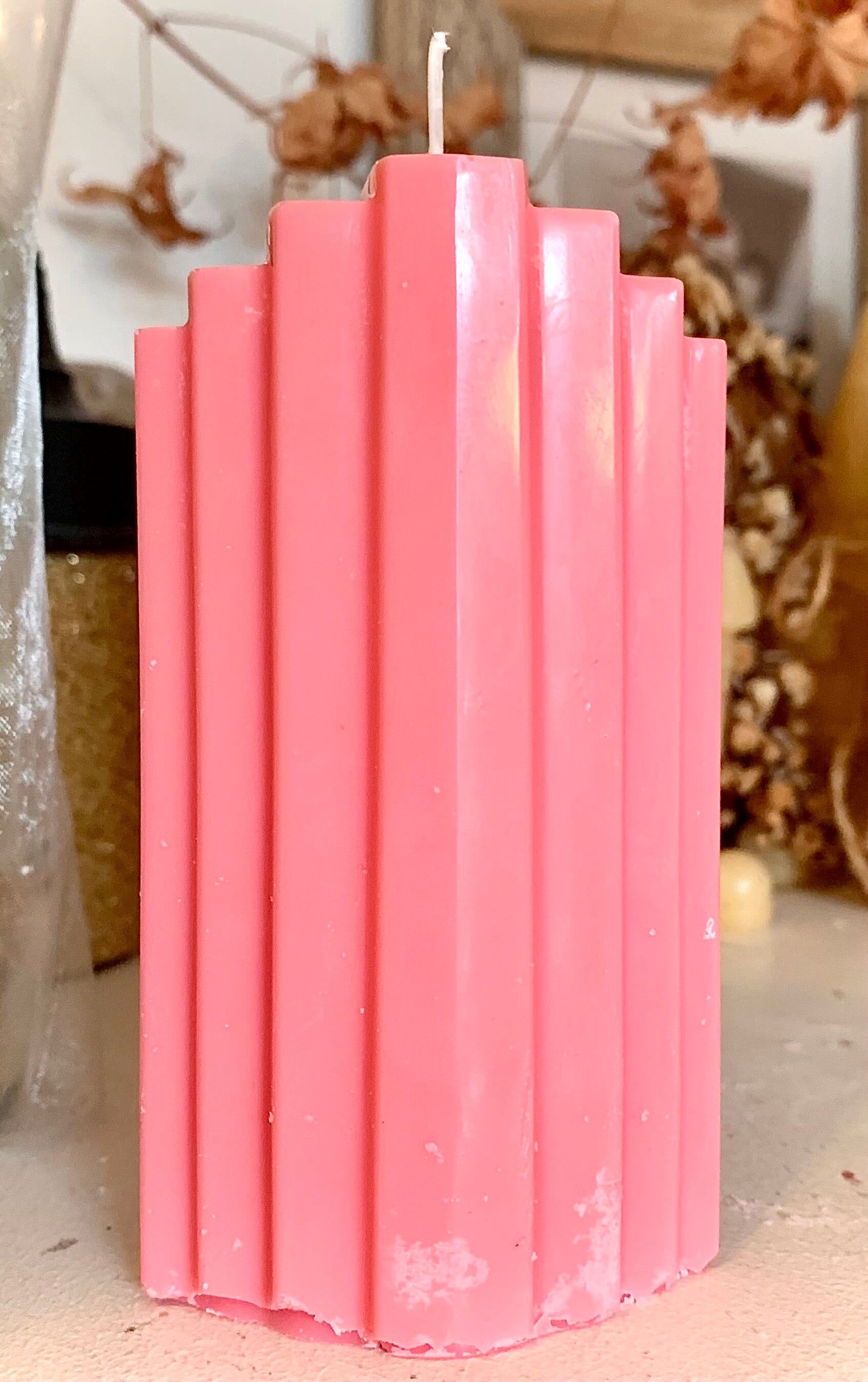 Champagne et roses - Rose Barbie - Tour Art Déco