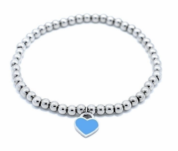 Heart Shape Stainless Steel Plating 18k Gold Plated Bracelets