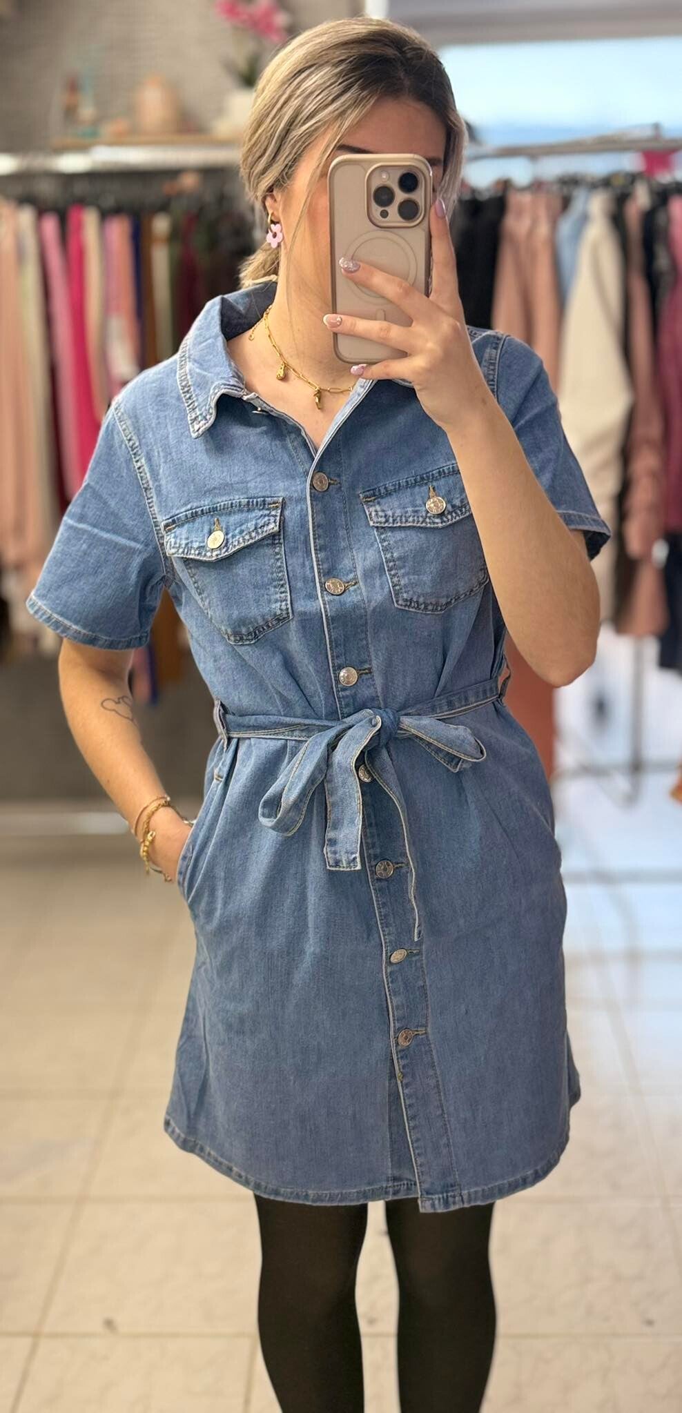 Robe en jean
