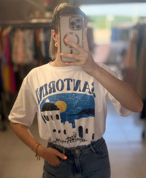 T-shirt - Santorin