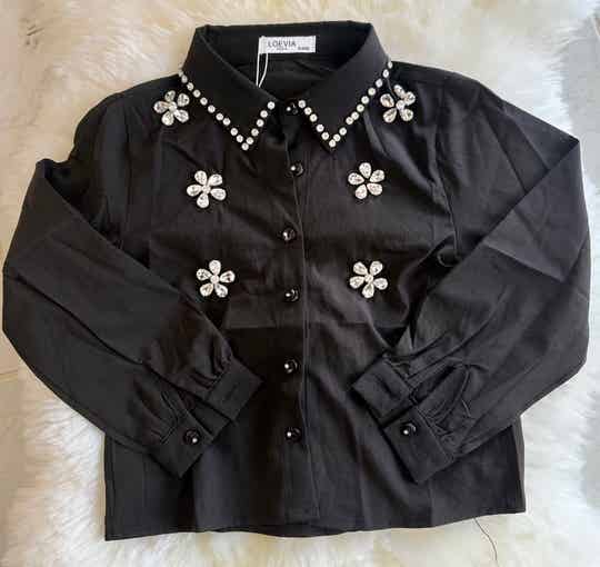 Chemise à strass