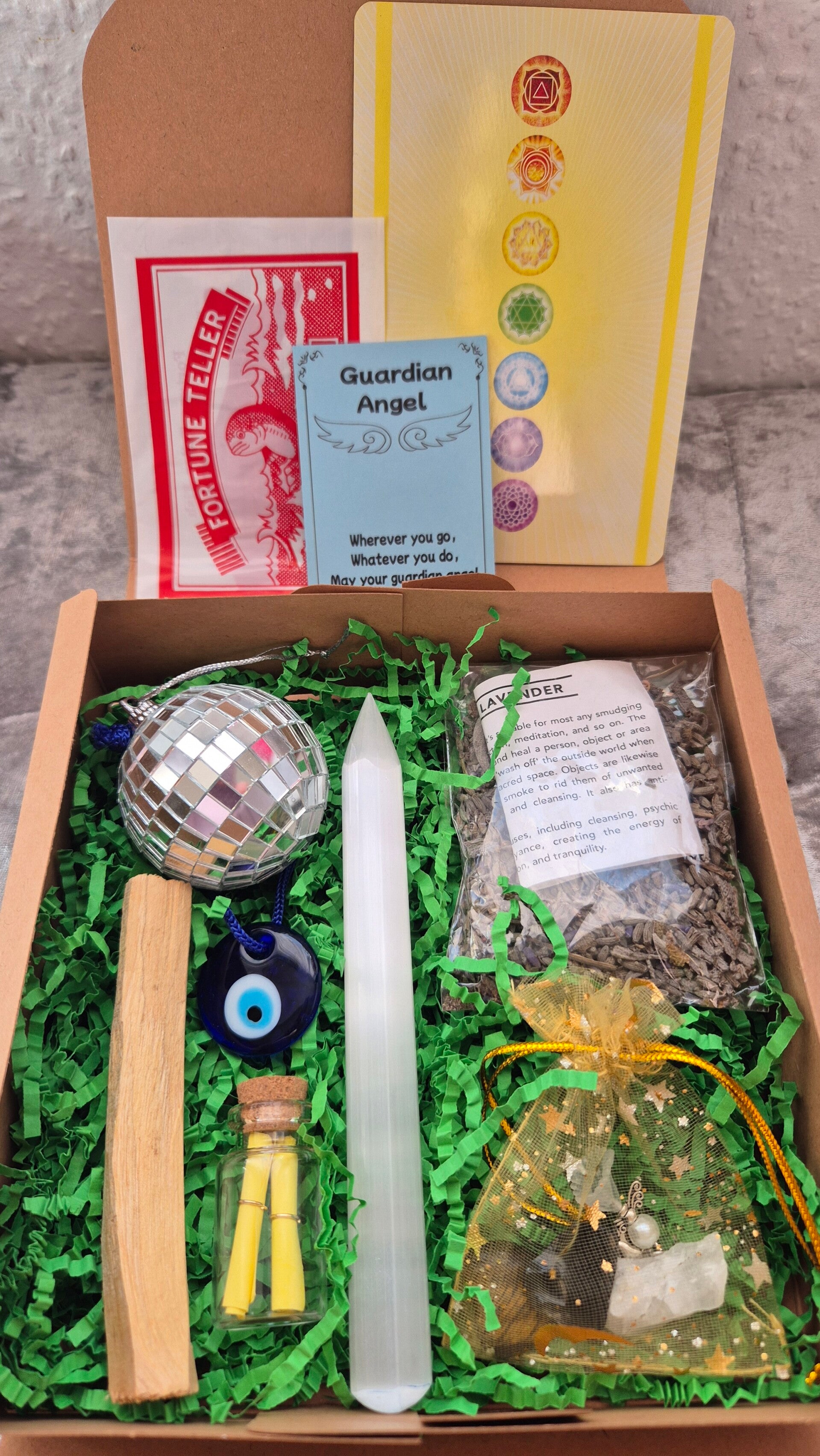 Personalised protection & energy clearing box