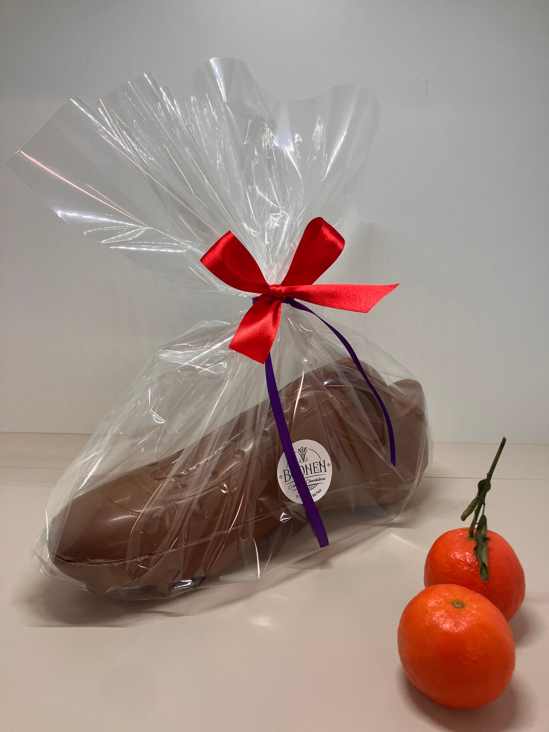 Voetbalschoen in chocolade