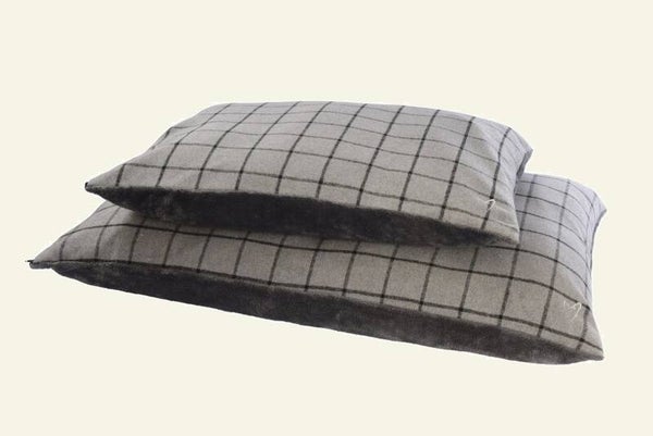 Comfy Cushion Grey Check