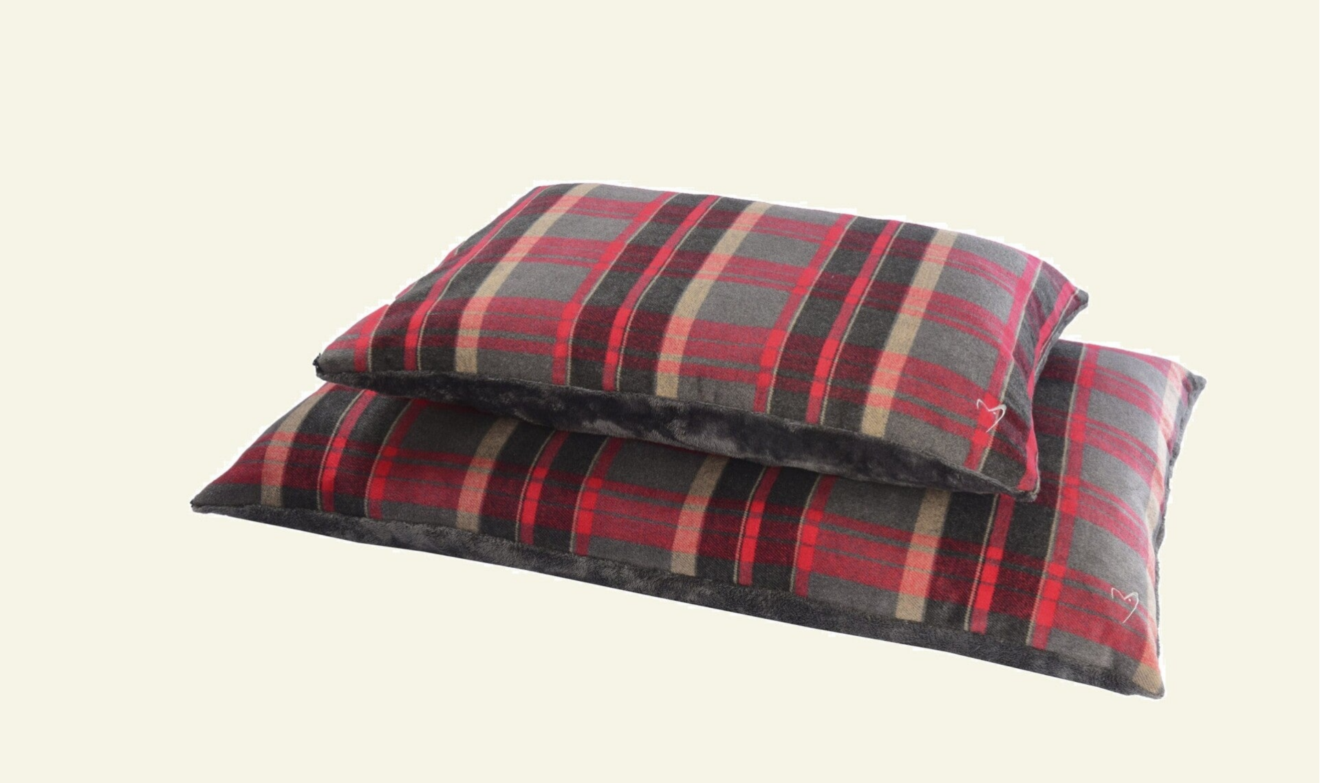 Camden Comfy Cushion Red Check