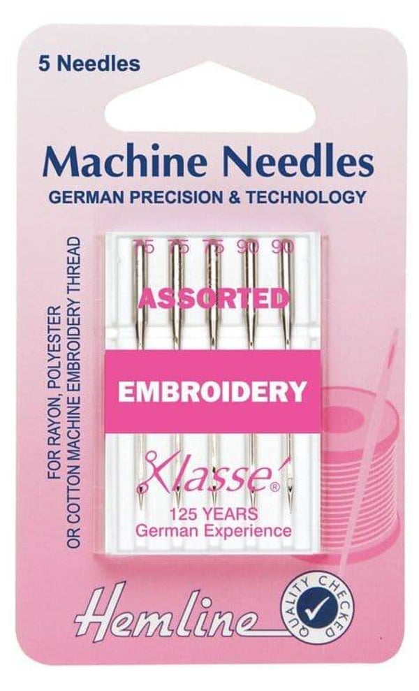 0H108.99 Embroidery Machine Needles: Mixed