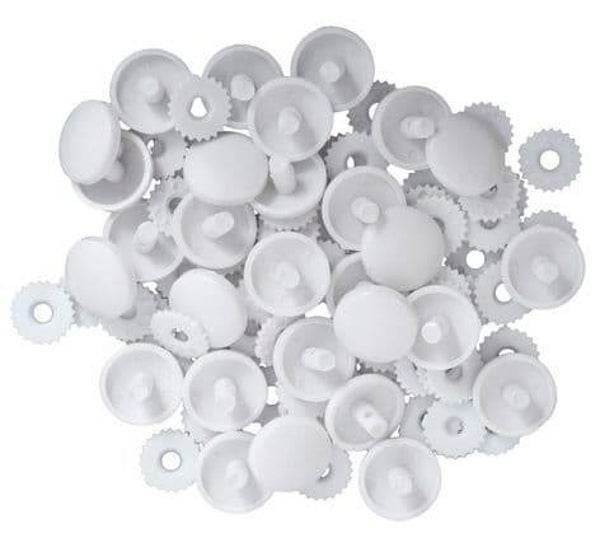 Self cover buttons - 11mm, 15mm or 22mm. Price per button