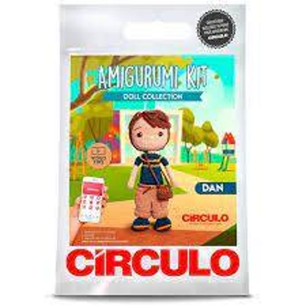 CIRCULO CROCHET AMIGURUMI KIT, DAN DOLL