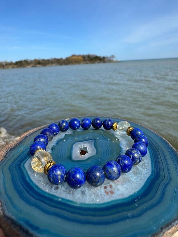 Lapis Luzuli and Citrine