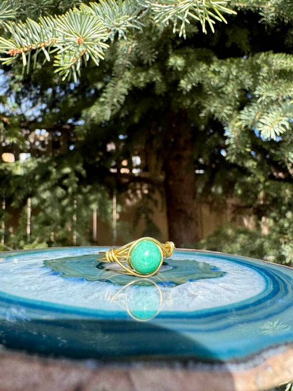 Amazonite Ring
