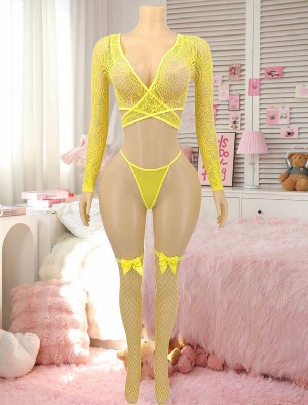 💛 Sunshine Seduction 4-Piece Set