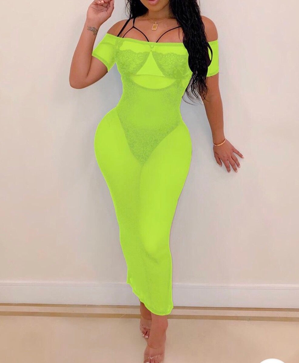 Electric Envy Maxi Dress