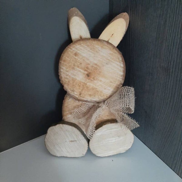 Ambachtelijke Paashaasjes van Hout