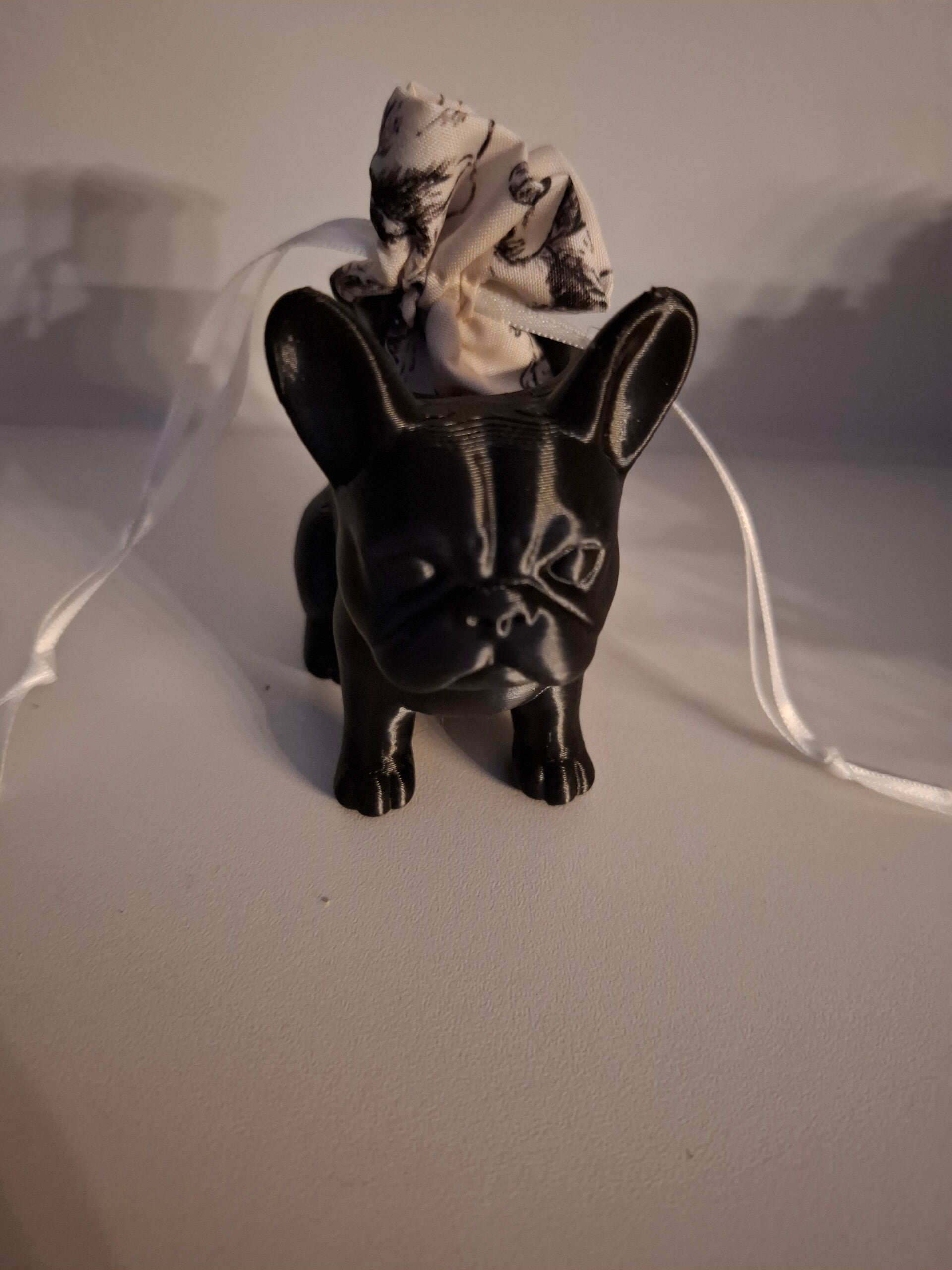 Collectie hond mini bloempot met gevuld suikerbonenzakje