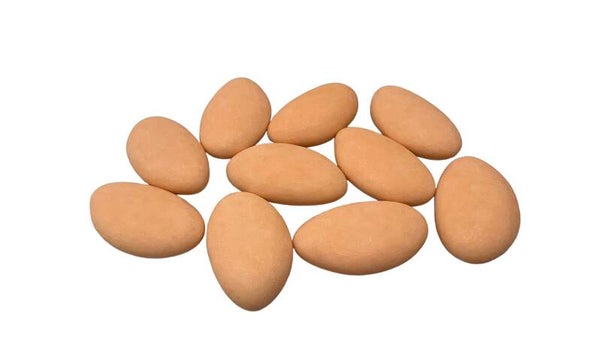 Suikerbonen Papa Chocolat perzik – Pure Chocolade 70% cacao