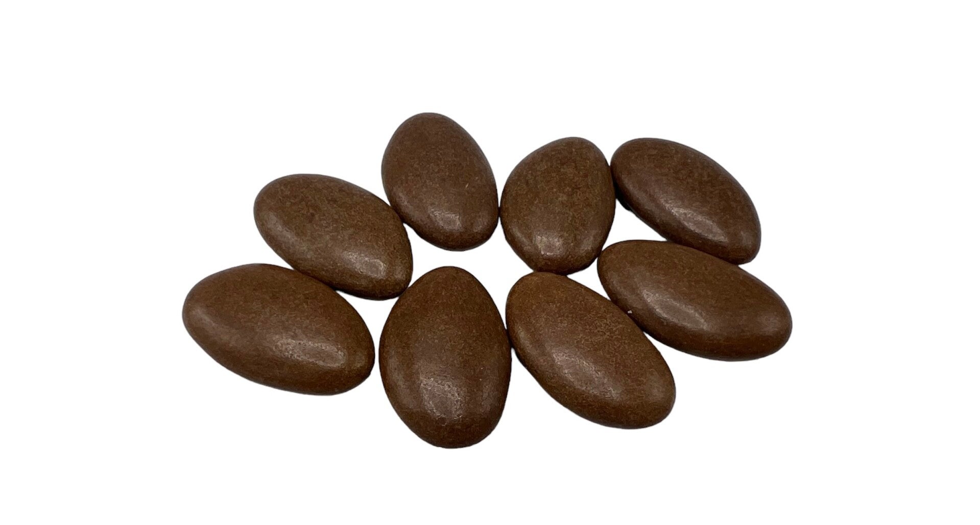 Suikerbonen Papa Chocolat bruin gelakt – Pure Chocolade 70% cacao