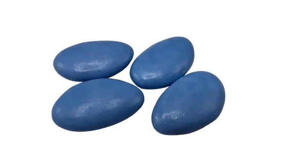 Suikerbonen Papa Chocolat indigo gelakt – Pure Chocolade 70% cacao