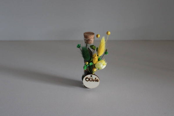 Glazen buisje met kurk mini