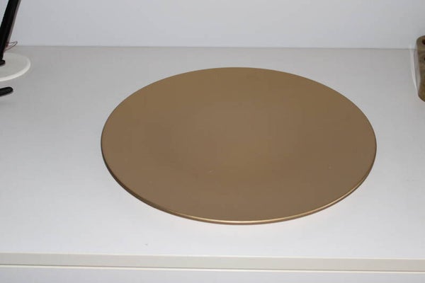 Gouden presentatieschaal