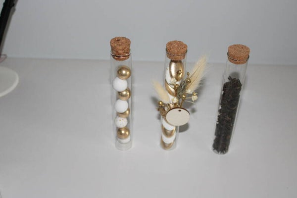 Pipet in glas 15 cm a touch of gold