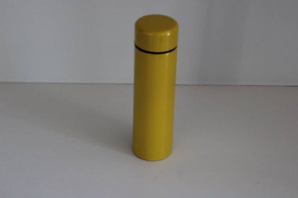 Geïsoleerde Roestvrijstalen Gele Beker 280 ml