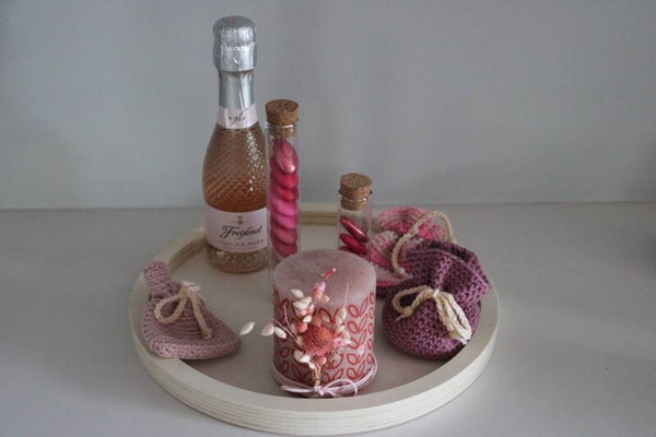 Pakket 4 Roze Collectie Geboorte – 50 stuks