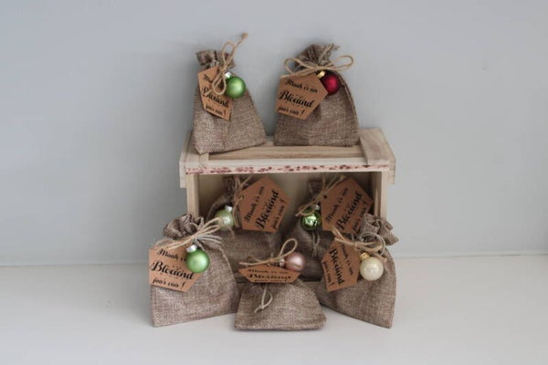 Kerstpresentje met zaadbommen