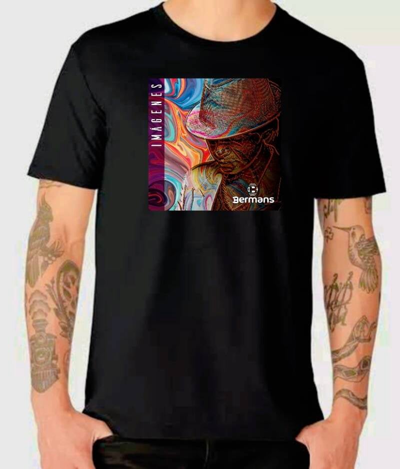 Playera negra Imágenes 2024 Bermans