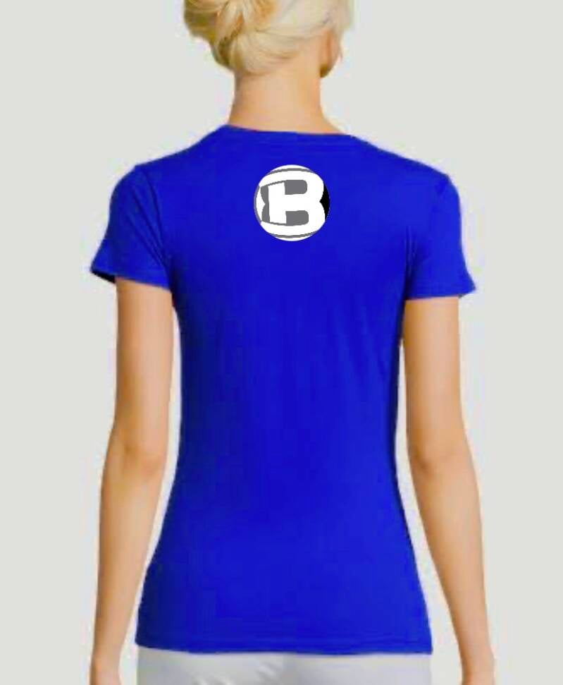 Playera Azul logo Bermans