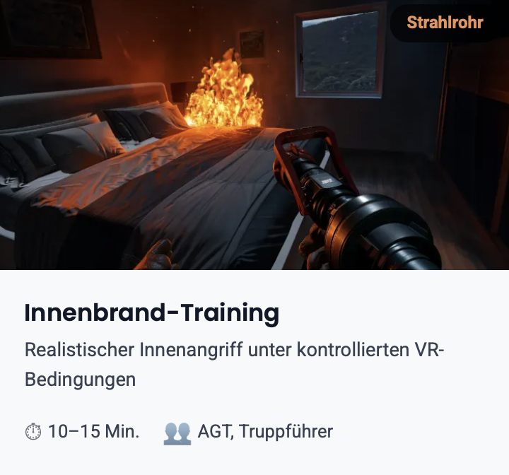 Strahlrohr - Training