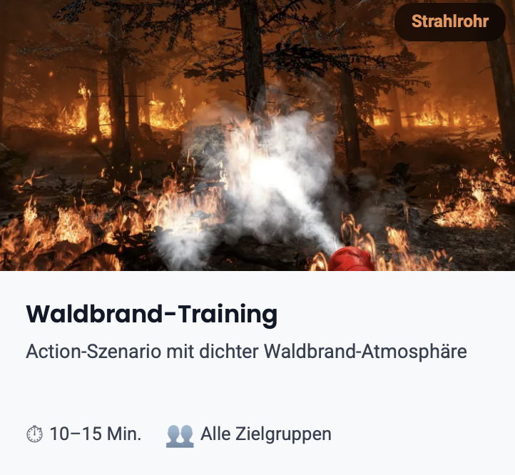 Strahlrohr - Training