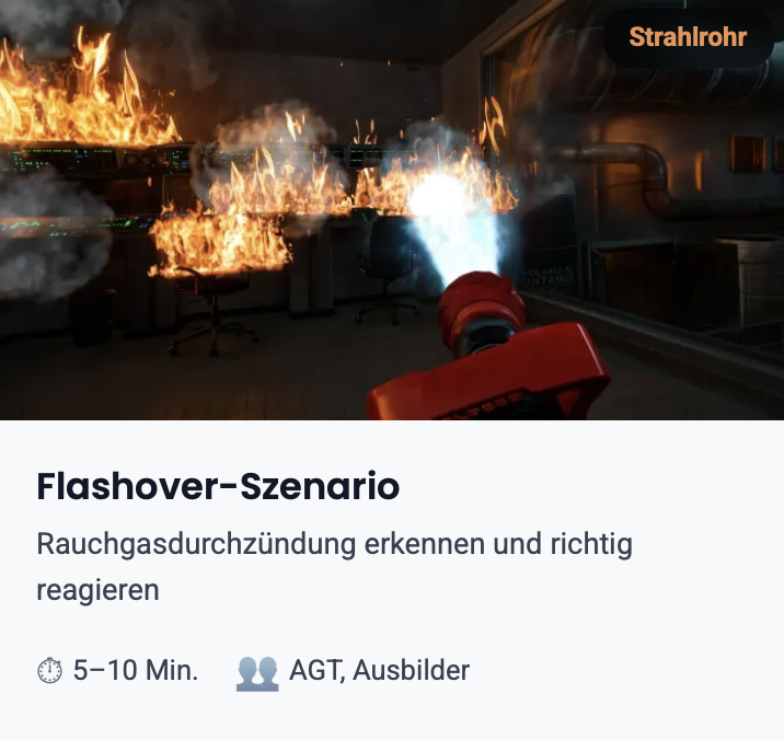 Strahlrohr - Training