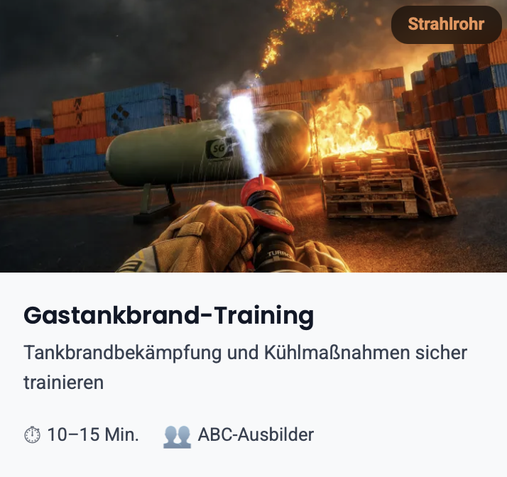 Strahlrohr - Training