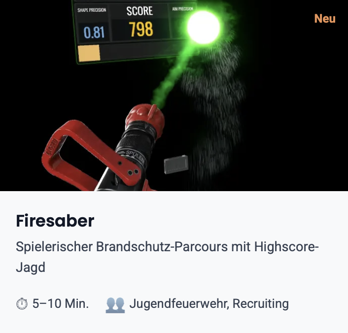 Strahlrohr - Training