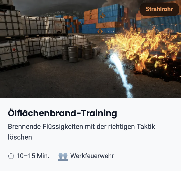 Strahlrohr - Training