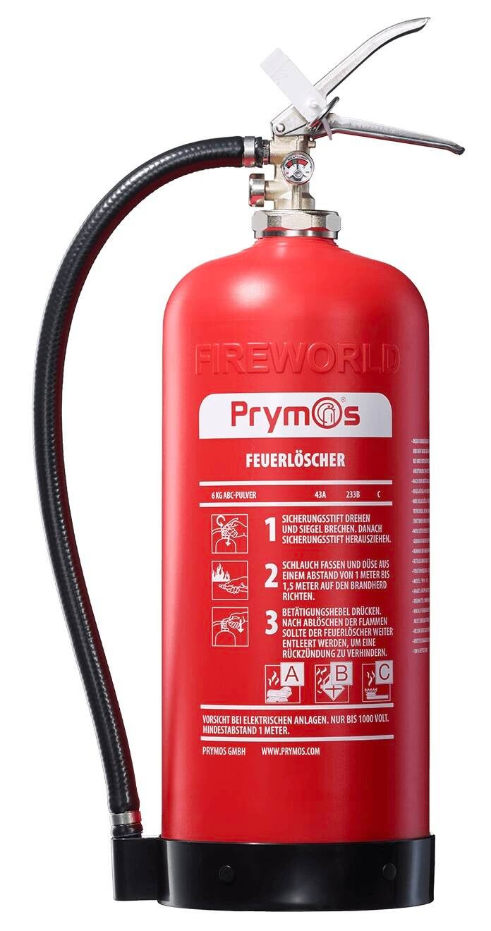 Brandklasse A B C (6 kg Pulver)
